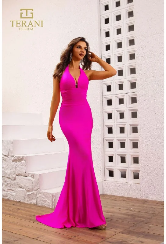 Terani Couture 251P4139 Fitted Long Formal Prom Dress