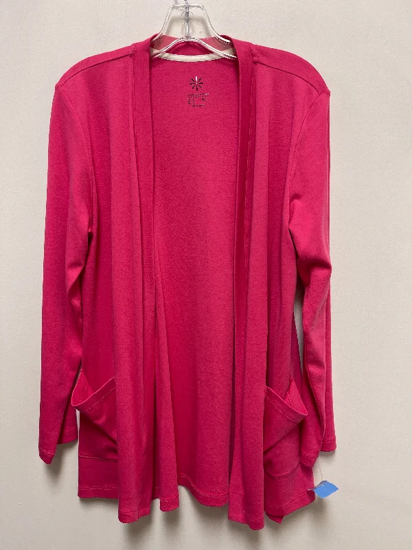 Cardigan By Isaac Mizrahi Live Qvc In Pink, Size: M