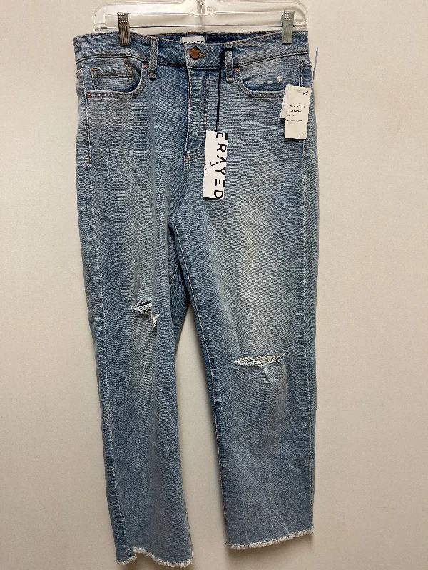 Jeans Straight By Clothes Mentor In Blue Denim, Size: 8