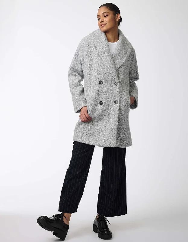 City Retreat Textured Bouclé Coat