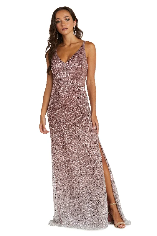 Nightway Long Formal Petite Prom Dress 22086P