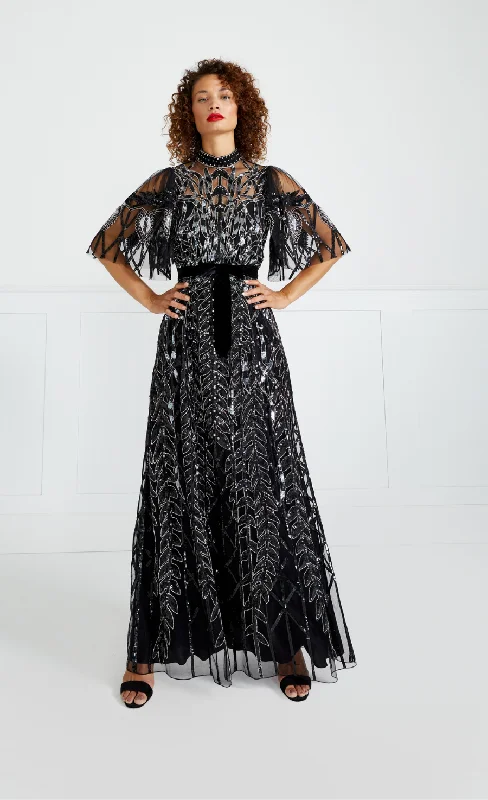 Suzani Gown - Black