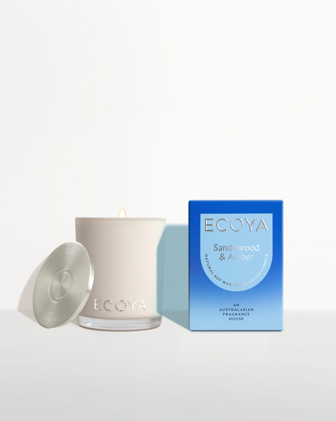 Ecoya Mini Madison Candle - Sandalwood & Amber