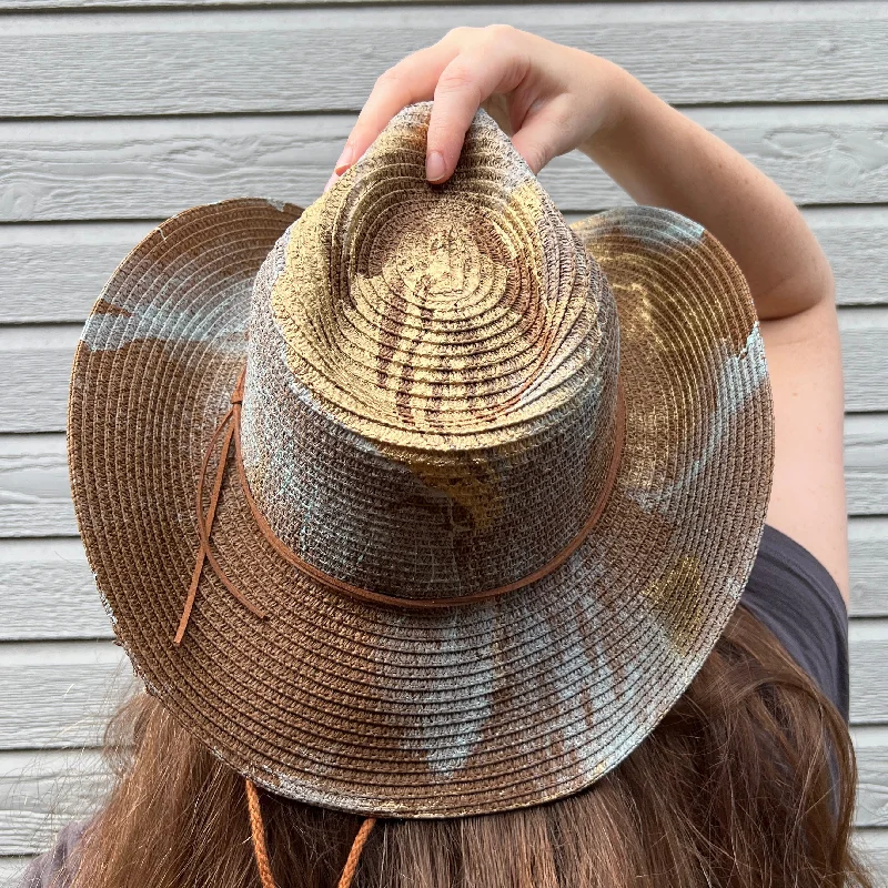 Marbled Straw Cowboy Hat