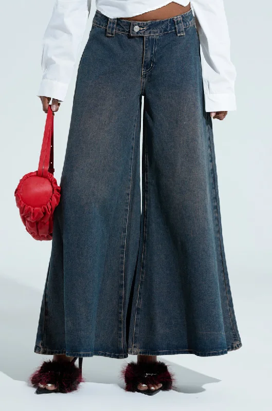 LOTS OF LOVE FOR YOU LOW RISE DENIM PANT