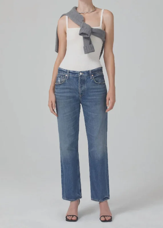 Neve Low Slung Jean In Oasis