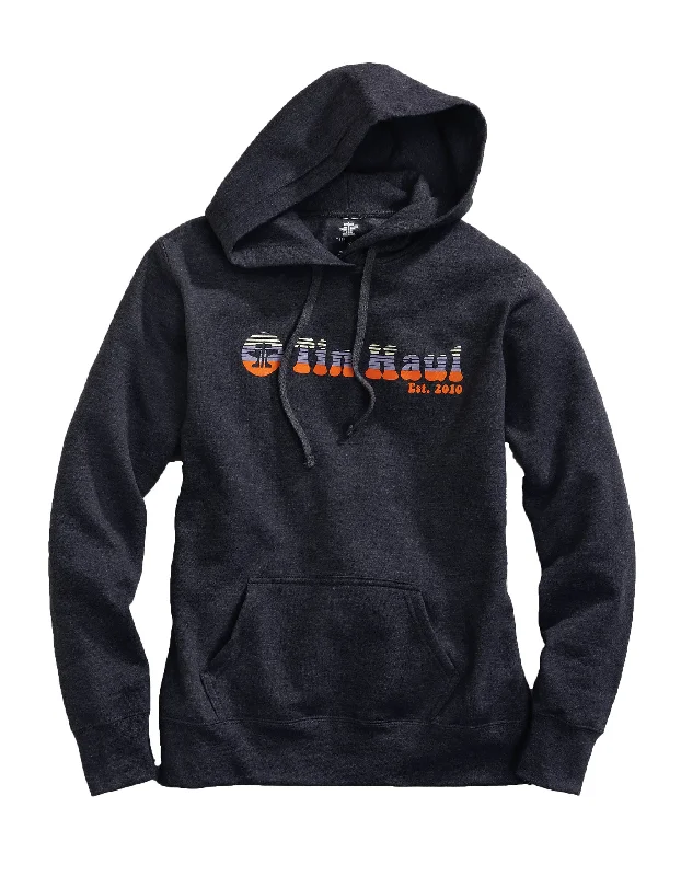 WOMENS KNIT TIN HAUL SLICED ART EST 2010 SWEATSHIRT