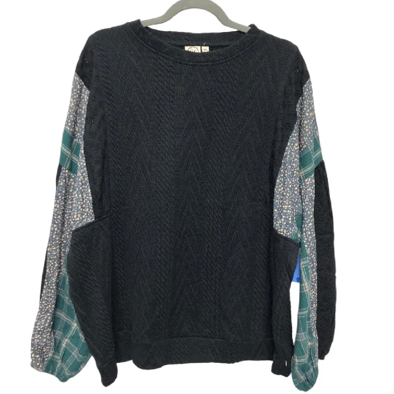 Top Long Sleeve By Clothes Mentor In Black & Green, Size: 3x