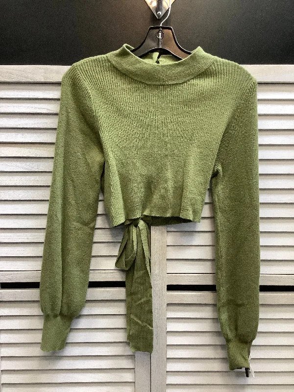 Top Long Sleeve By Double Zero In Green