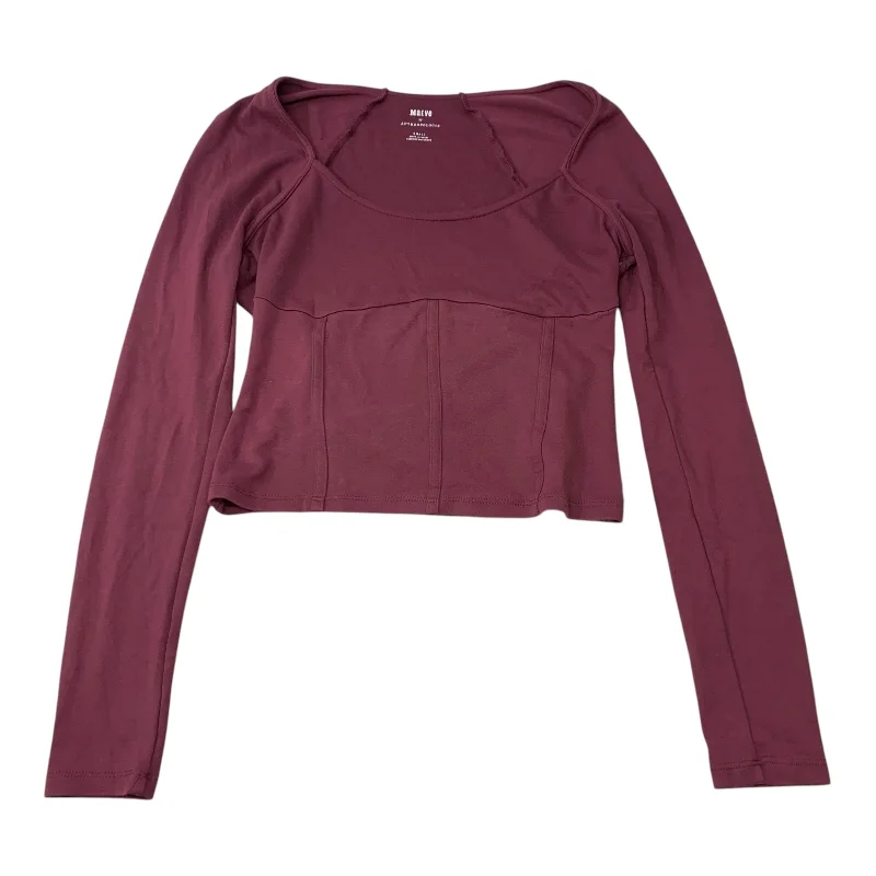 Top Long Sleeve By Maeve In Purple, Size: S